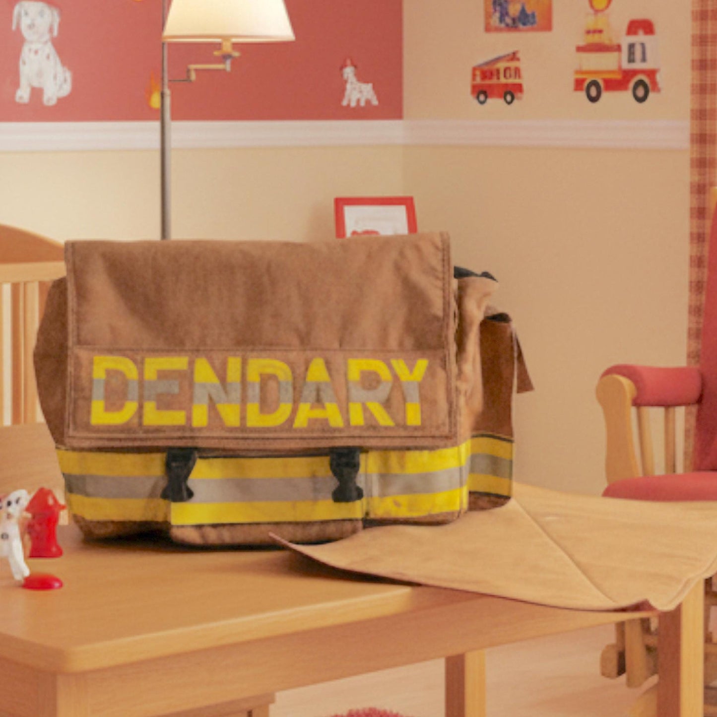 Firefighter Diaper Bag for Fireman