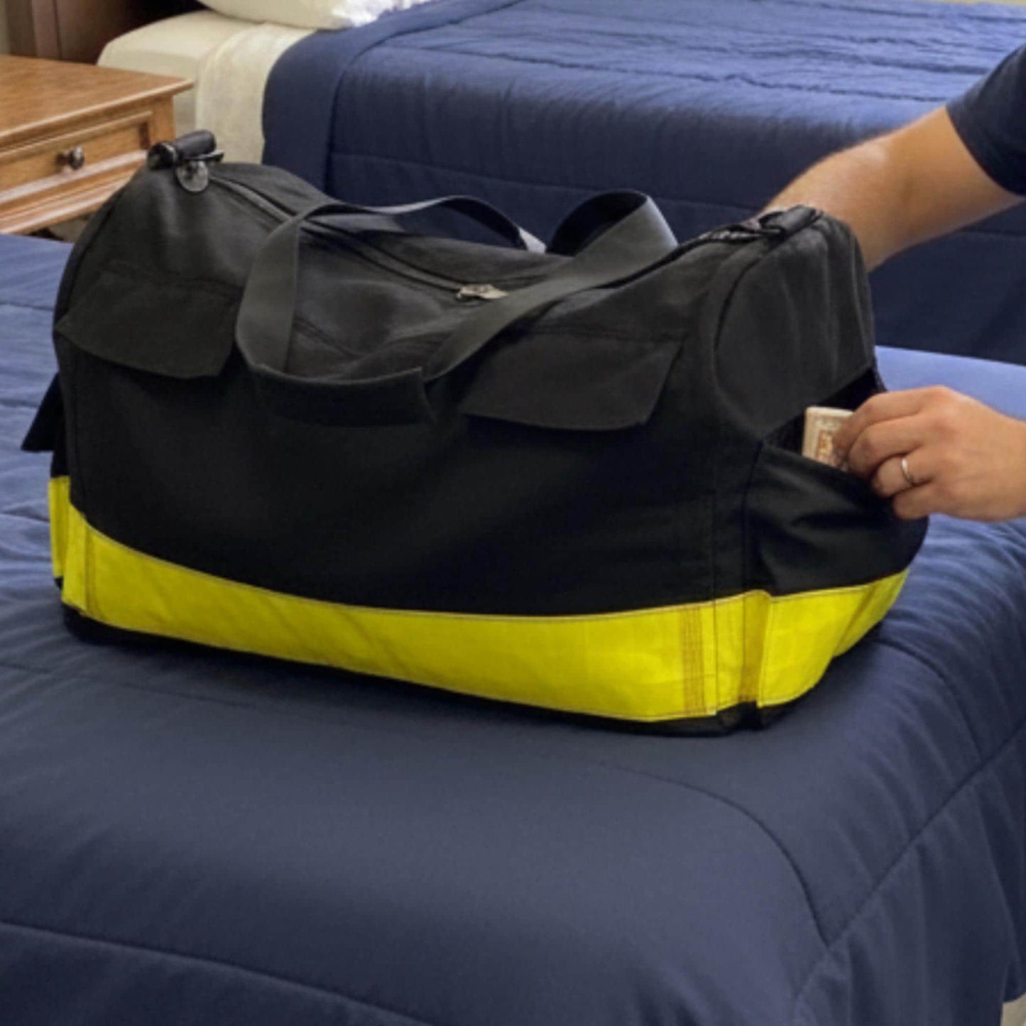 Firefighter Turnout Gear Duffle Bag – Black Turnout Edition