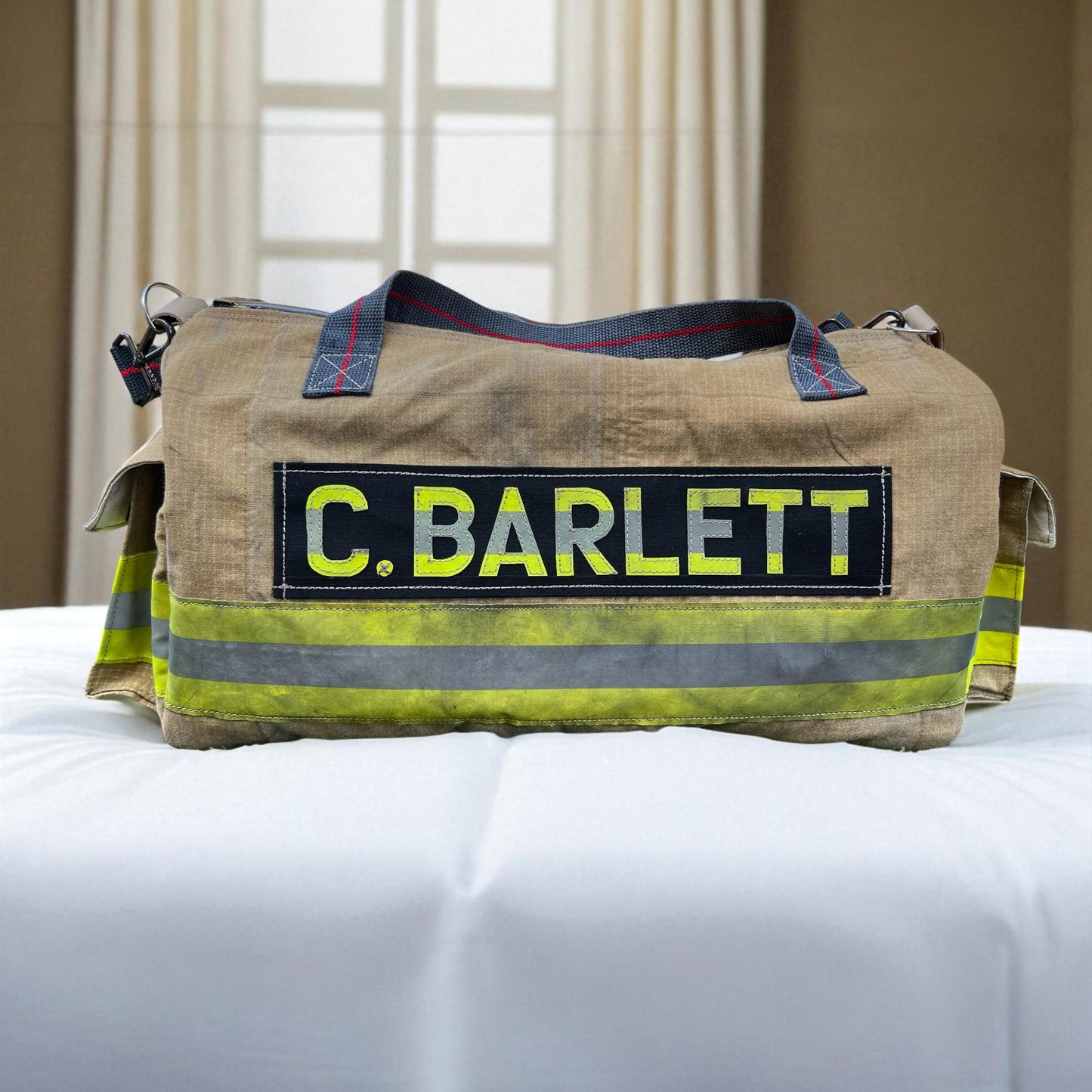 Firefighter Legacy Turnout Gear Duffel Bag – Handmade from Authentic Retired Fire Gear