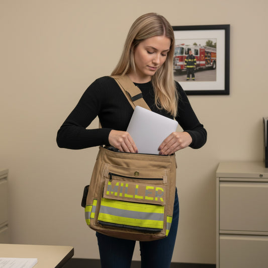 Firefighter Turnout Gear Messenger Bag