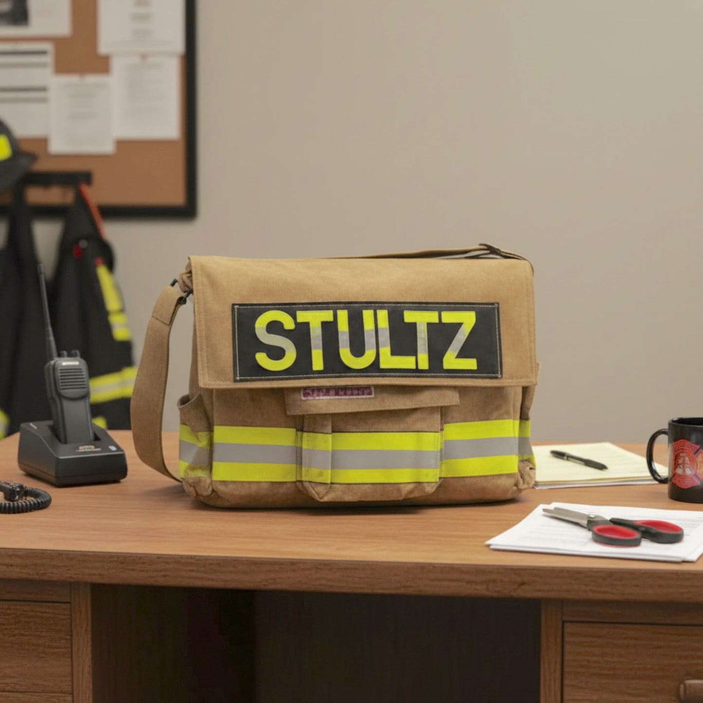 Firefighter Turnout Gear Messenger Bag
