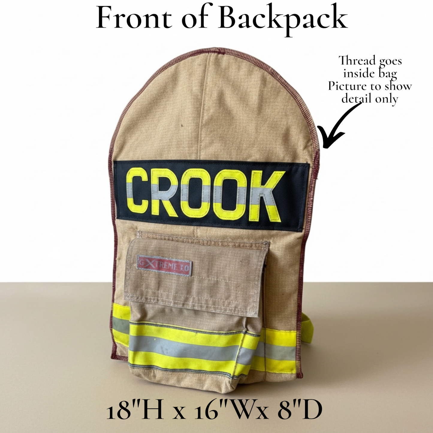 Firefighter Turnout Gear Pickleball Backpack – Personalized Sports Backpack