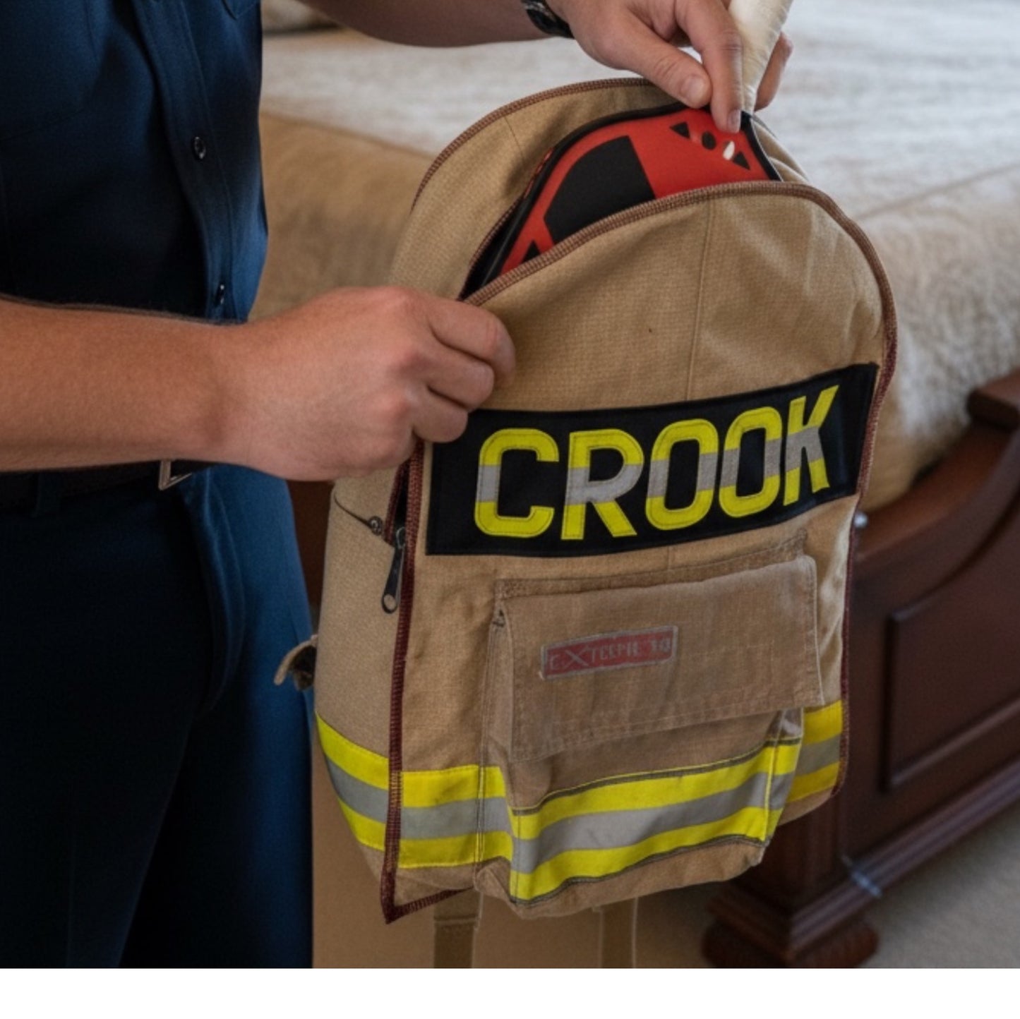 Firefighter Turnout Gear Pickleball Backpack – Personalized Sports Backpack