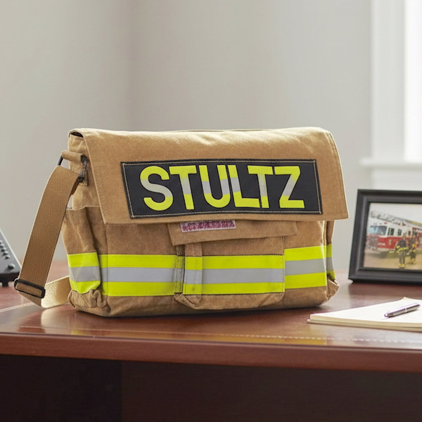 Firefighter Turnout Gear Messenger Bag